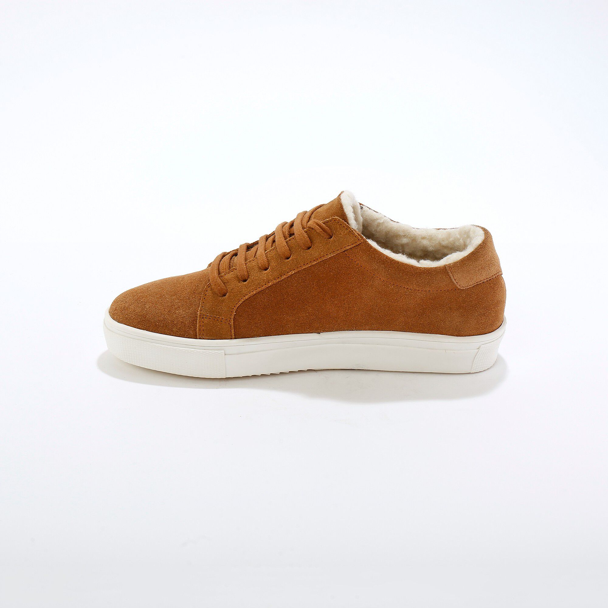 Tennis croûte de cuir, fourrées