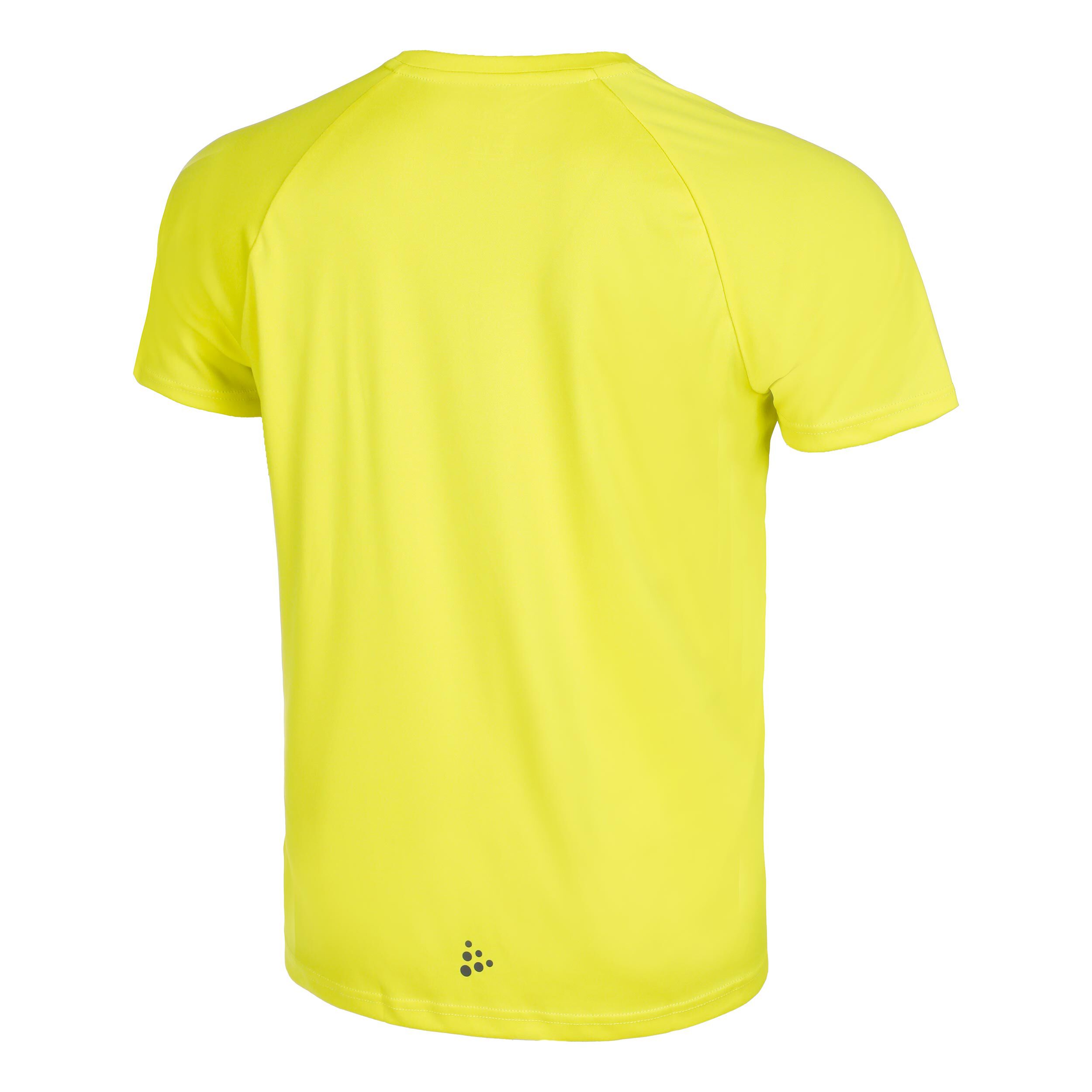 Core Essence Logo Laufshirt Herren - Gelb