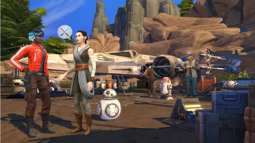 Die Sims 4 + Star Wars: Reise nach Batuu Add-On (CIAB) Bundle