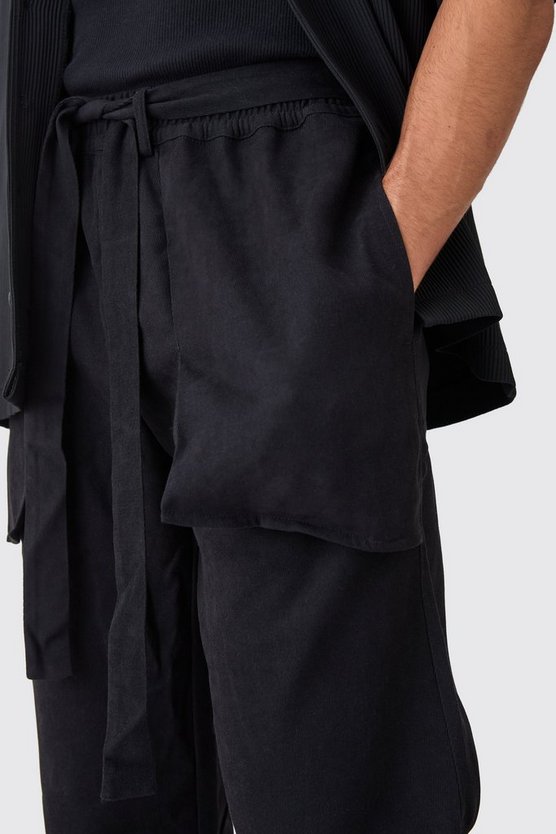 Lockere Hose mit elastischem Bund