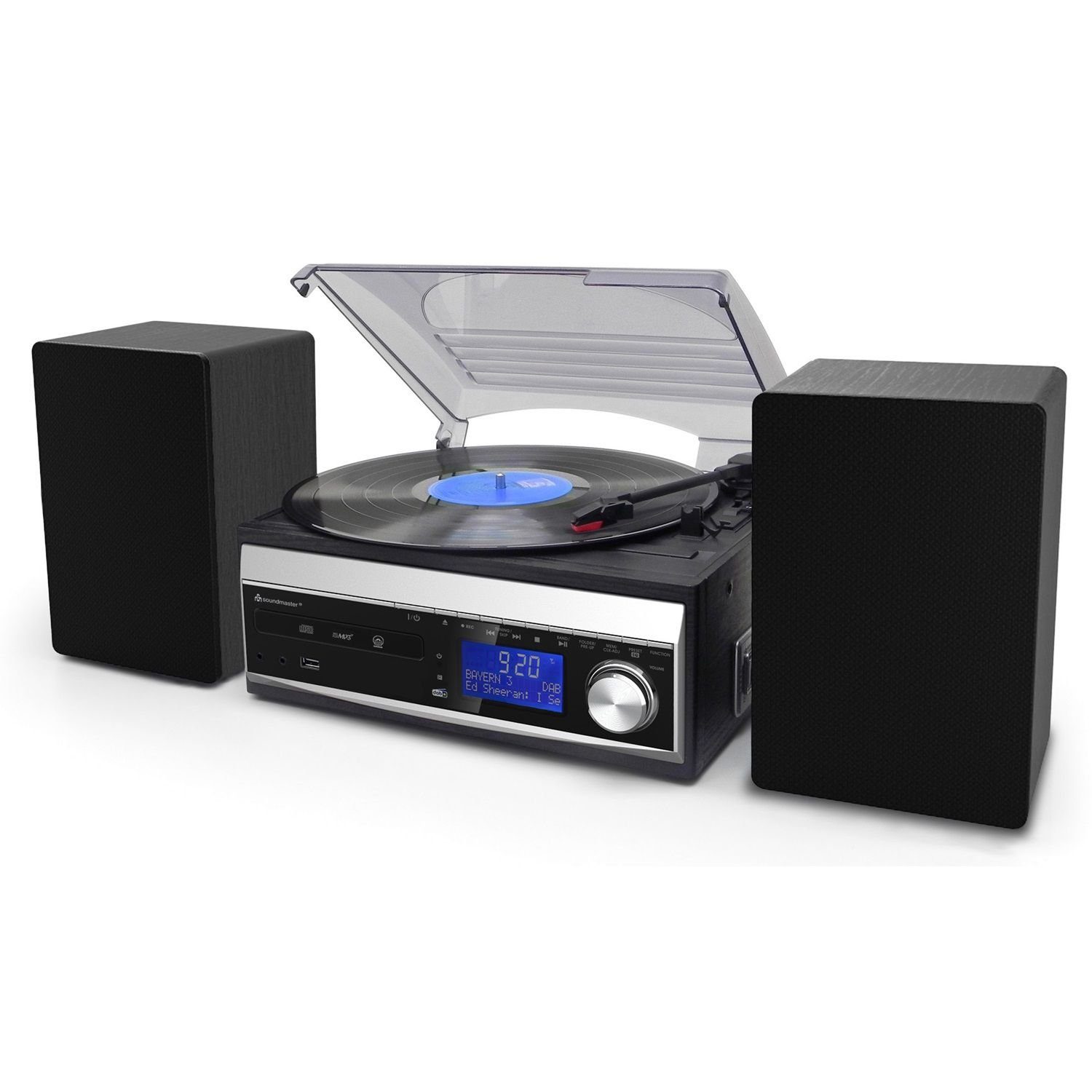 Soundmaster MCD1820SW Kompaktanlage Digitalradio (DAB) (DAB+, FM)