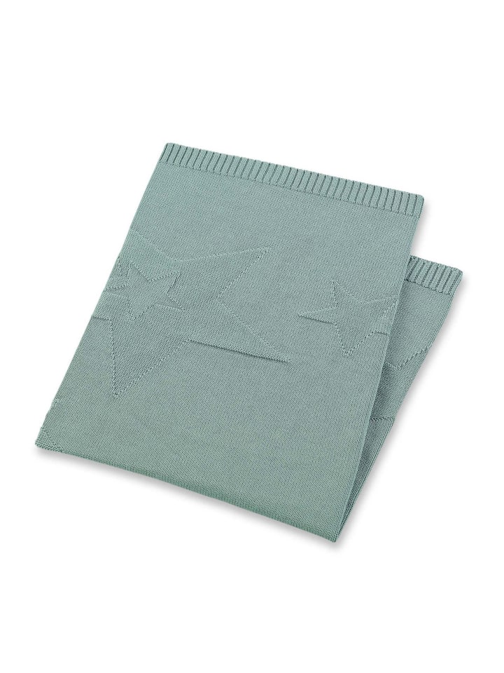 Sterntaler Strick-Schmusedecke in hellgrün günstig kaufen onesize