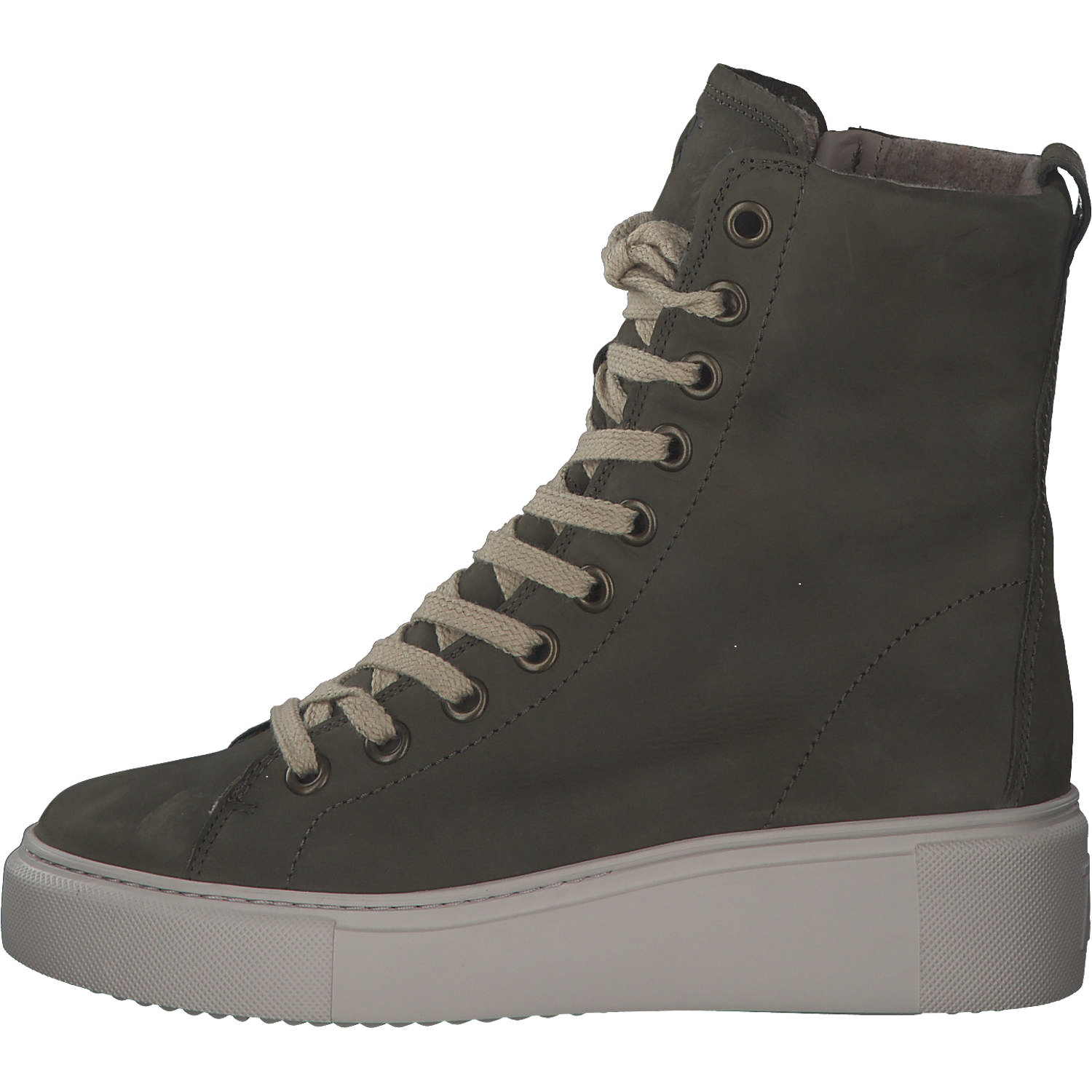 Paul Green 9870, Schnürstiefeletten, Damen, Olive