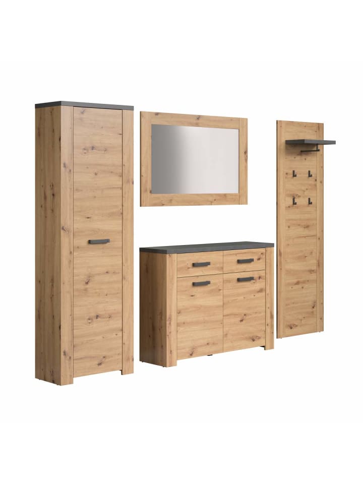 ebuy24 Garderobenmöbel Follow Eiche 270 x 35 cm günstig kaufen onesize