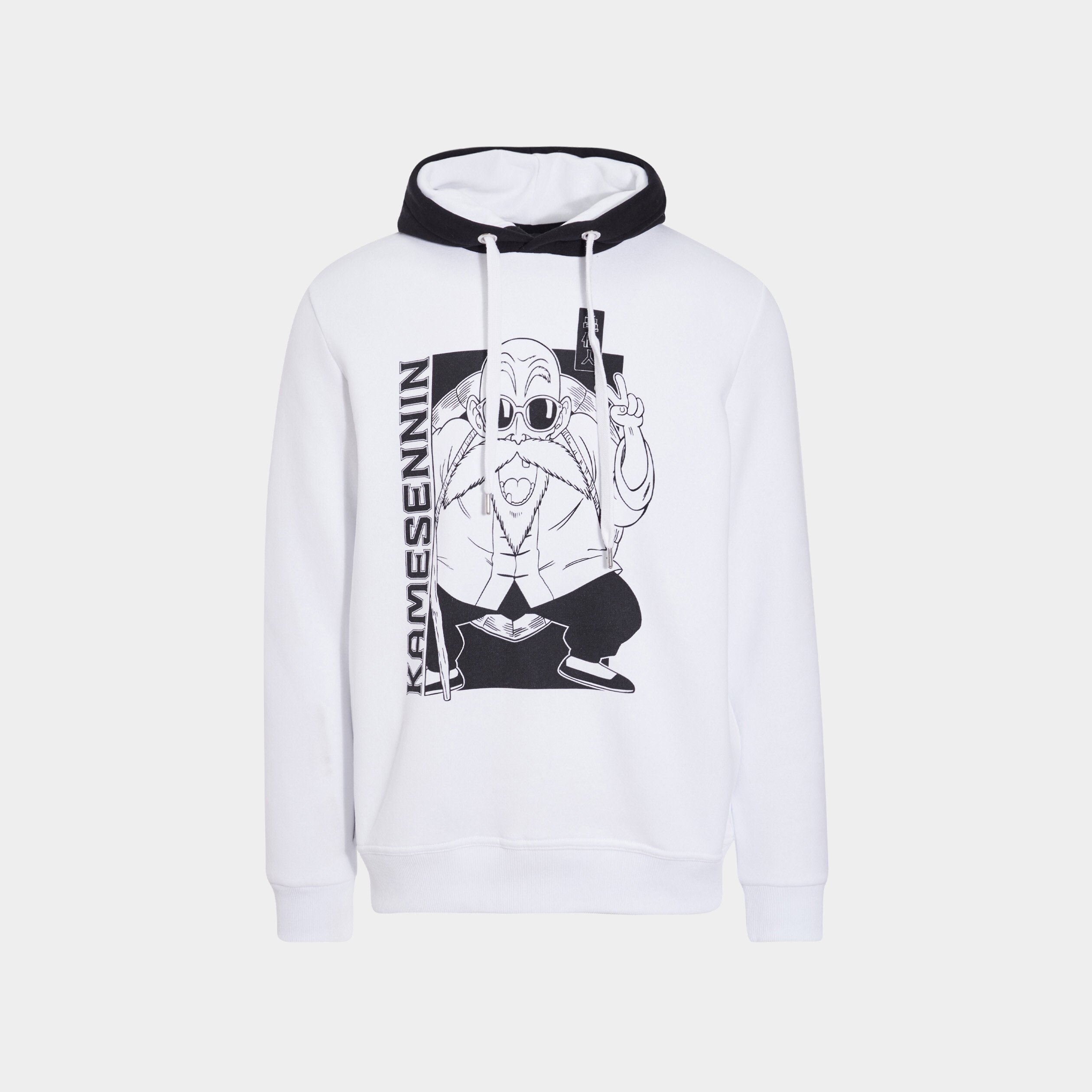 Sweat à capuche hoodie Dragon Ball Z blanc homme | La Halle