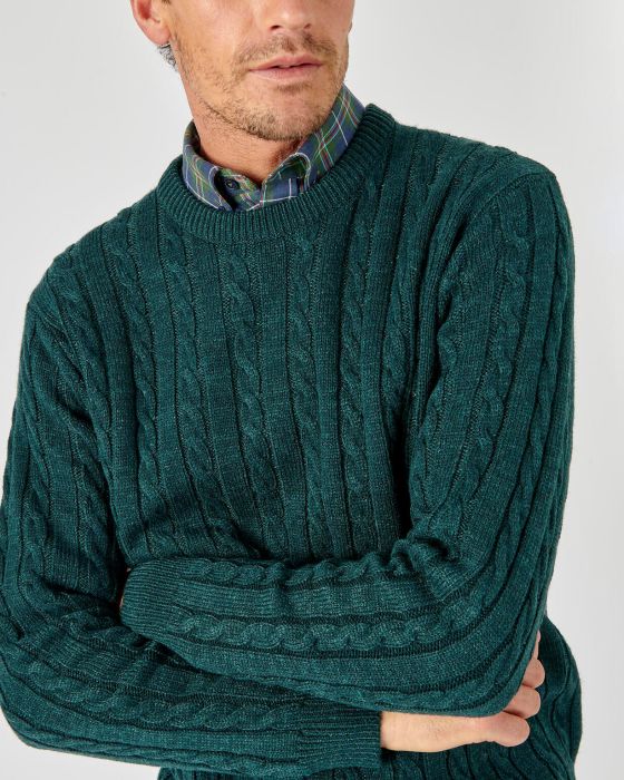 Pull maille torsades