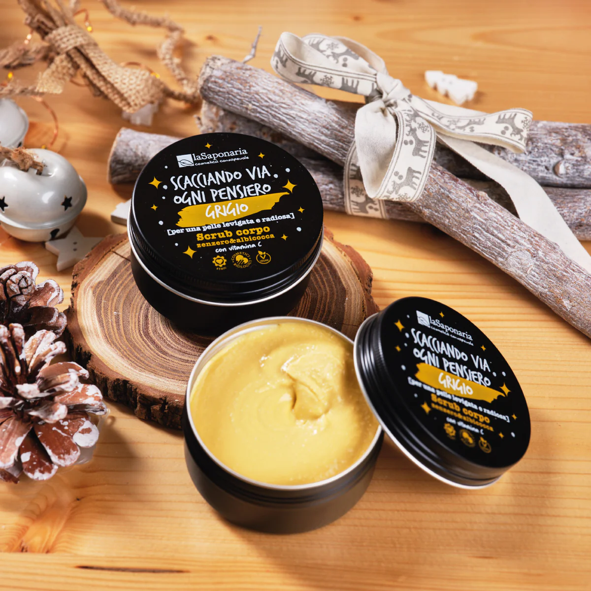 Oryginalny peeling do ciała imbir i morela – złuszczający