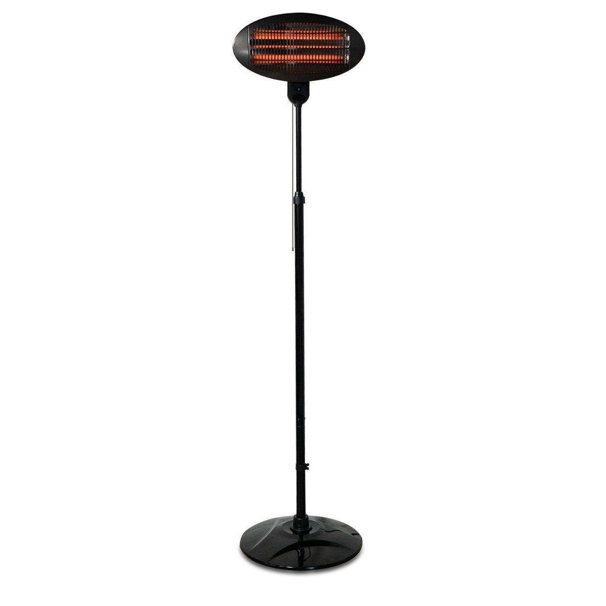 Navaris Heizstrahler Babylampe mit Standfuß - 3 Stufen - höhenverstellbar