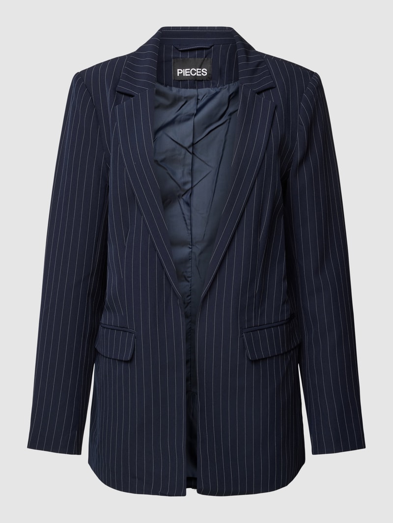 Blazer mit Streifenmuster Modell 'BOSSY' in dunkelblau