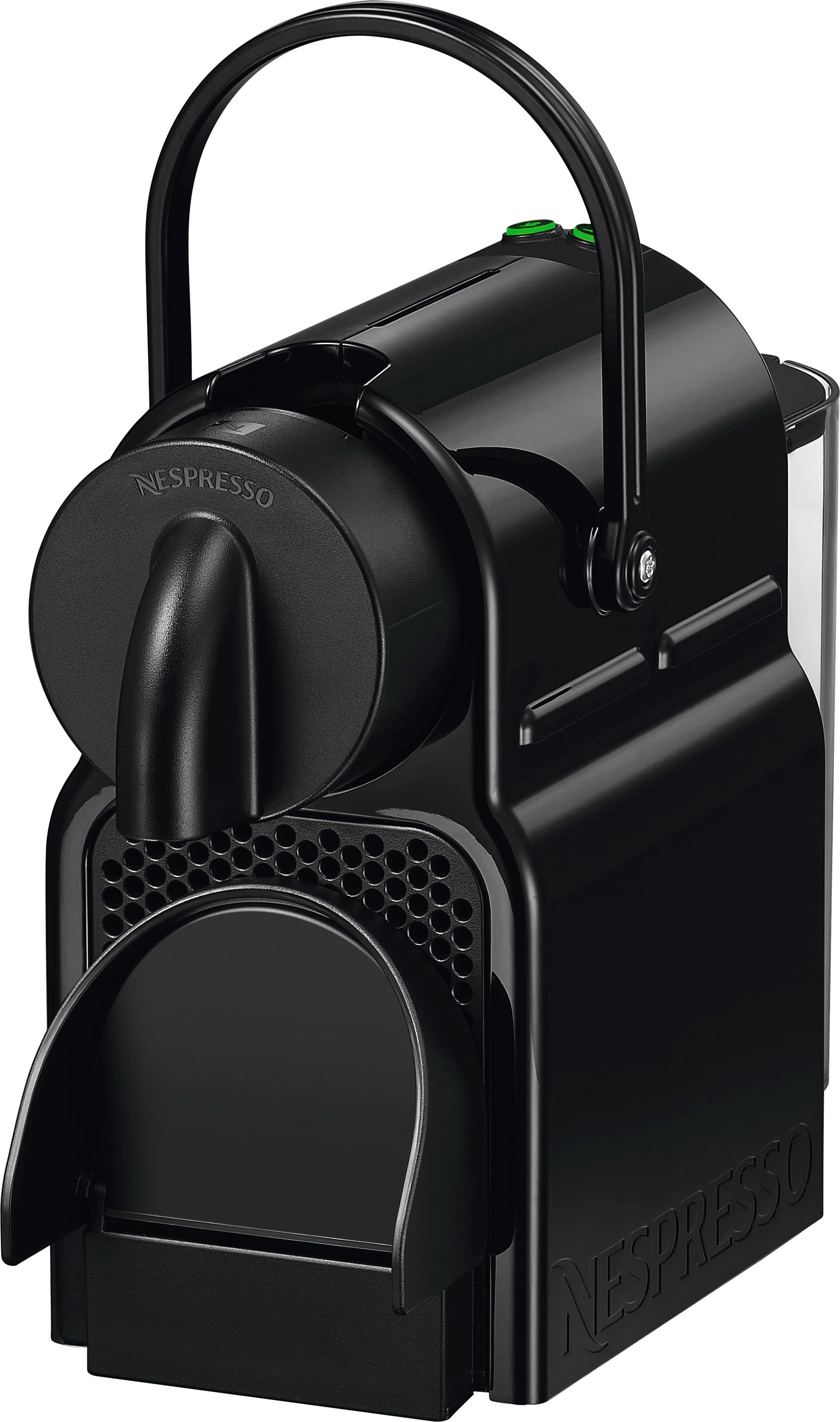 Nespresso Kapselmaschine Inissia EN 80.B von DeLonghi, Black, inkl. Willkommenspaket mit 7 Kapseln