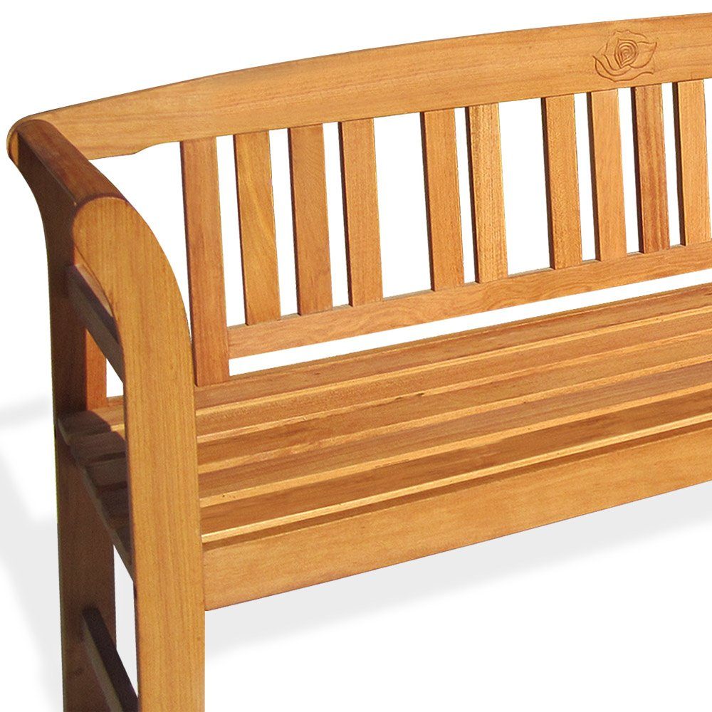 Deuba Gartenbank, Wetterfest Eukalyptus Holz FSC®-zertifiziert 320kg Belastbar 3-Sitzer