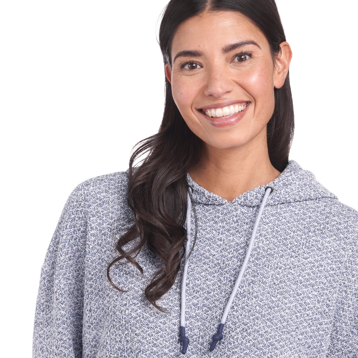 Damen Hoodie aus strukturiertem Material