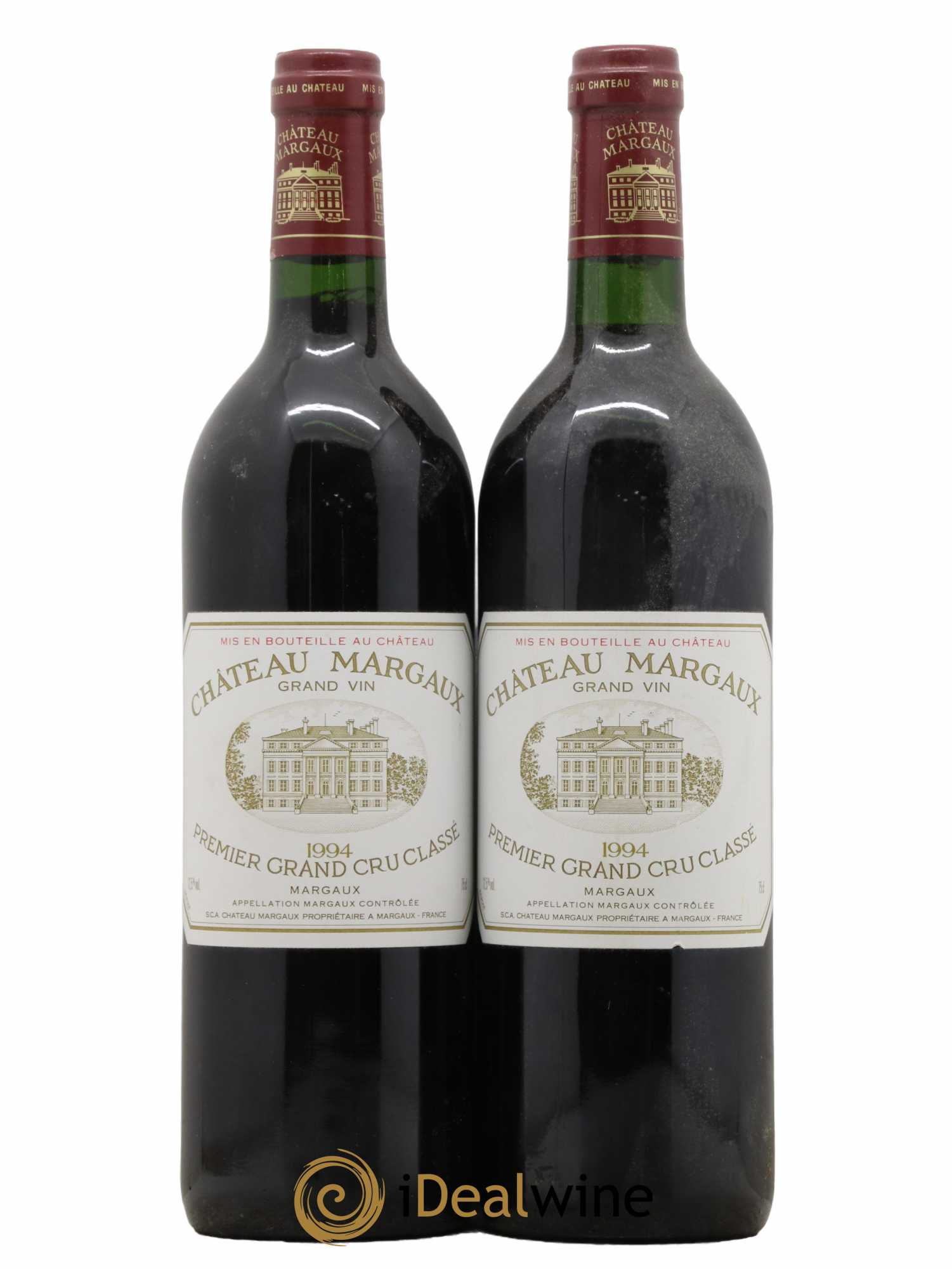 Château Margaux 1er Grand Cru Classé  1994 - Lot de 2 Bouteilles