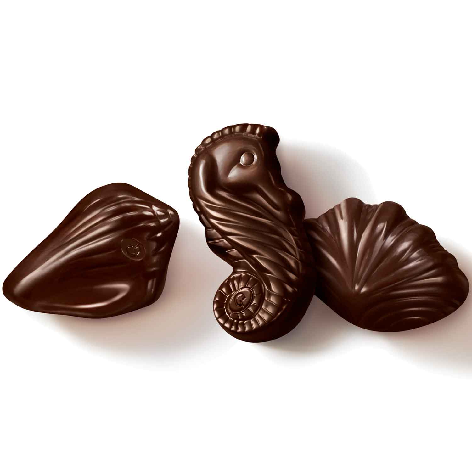 GuyLian Dark Praliné Meeresfrüchte 225g