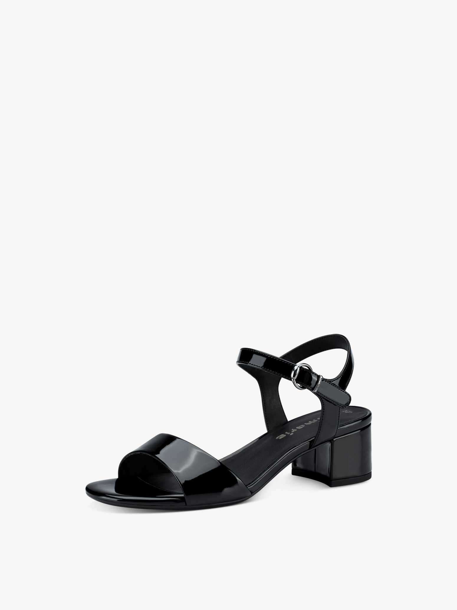 Sandale à talon - noir