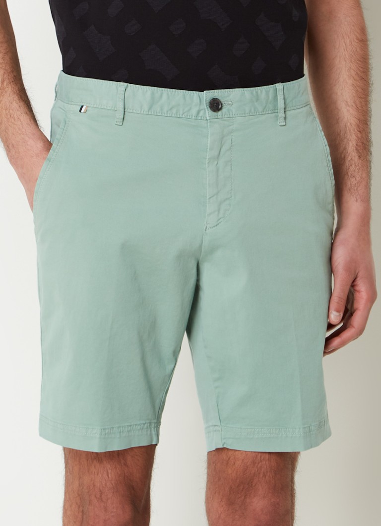 Pantaloni chino HUGO BOSS Slice slim fit cu buzunare laterale