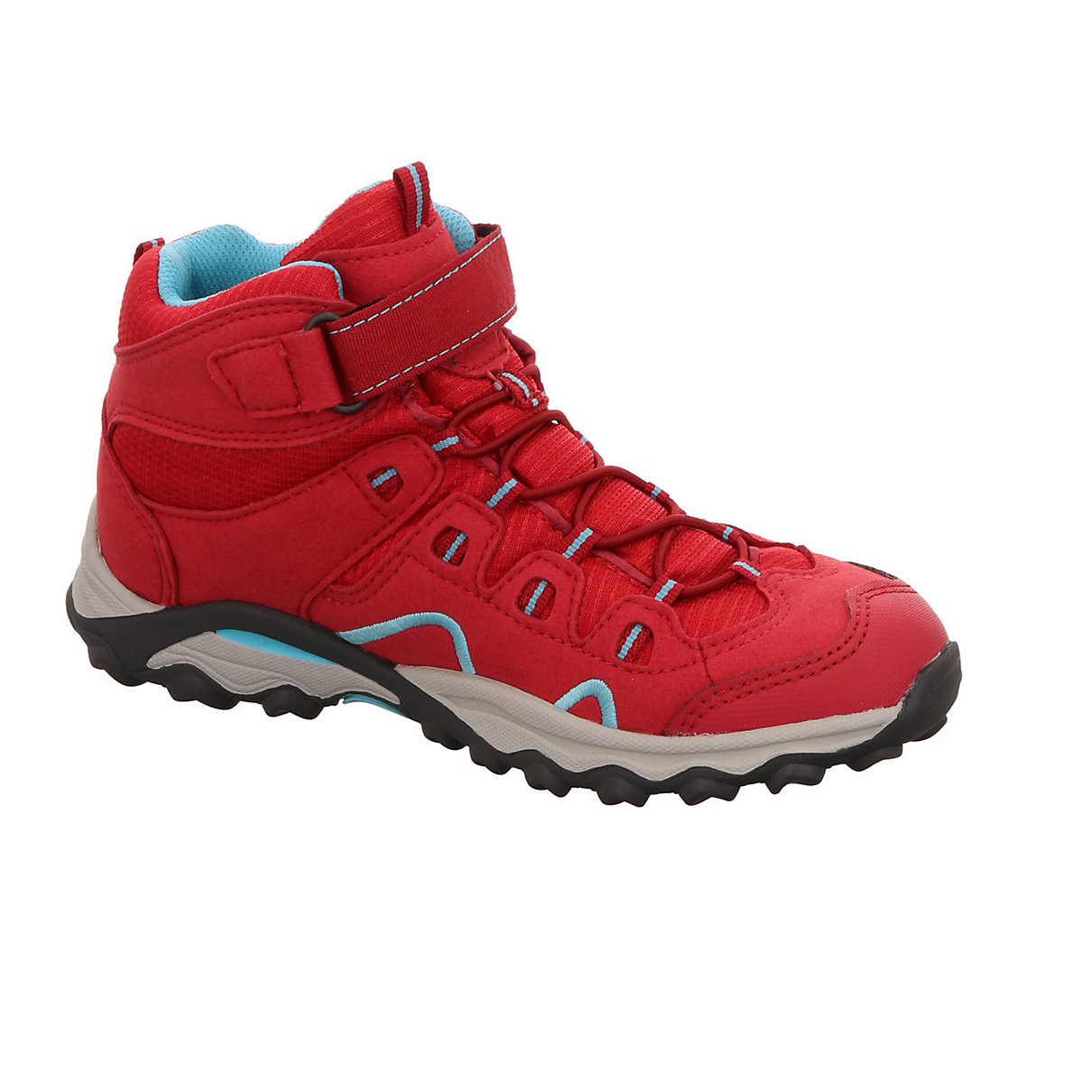 Jungen Schnürhalbschuhe Lucca Mid GTX Outdoorschuh Kinderschuhe Synthetikkombination uni Outdoorschuhe