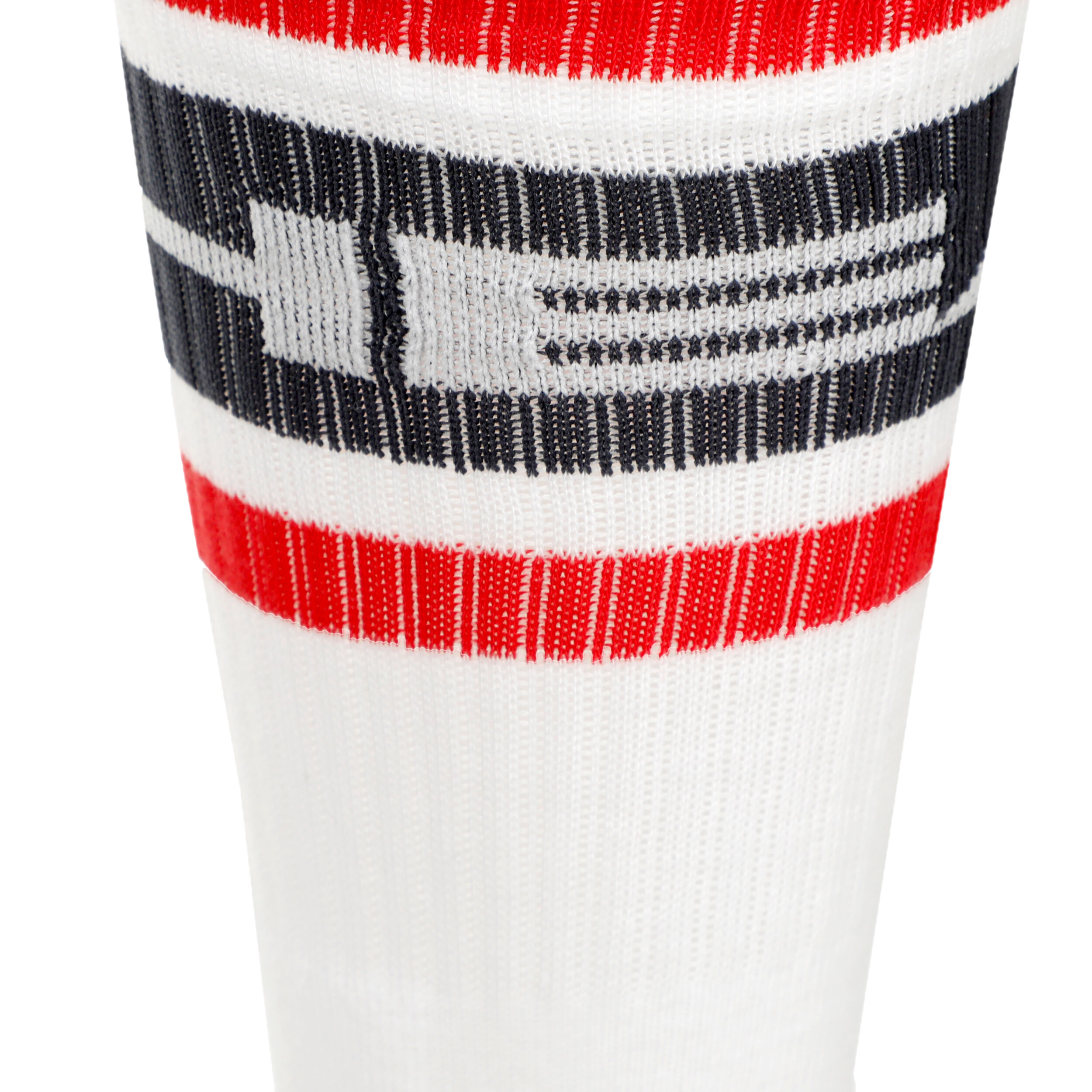 Crew Tennissocken - Weiß, Mehrfarbig