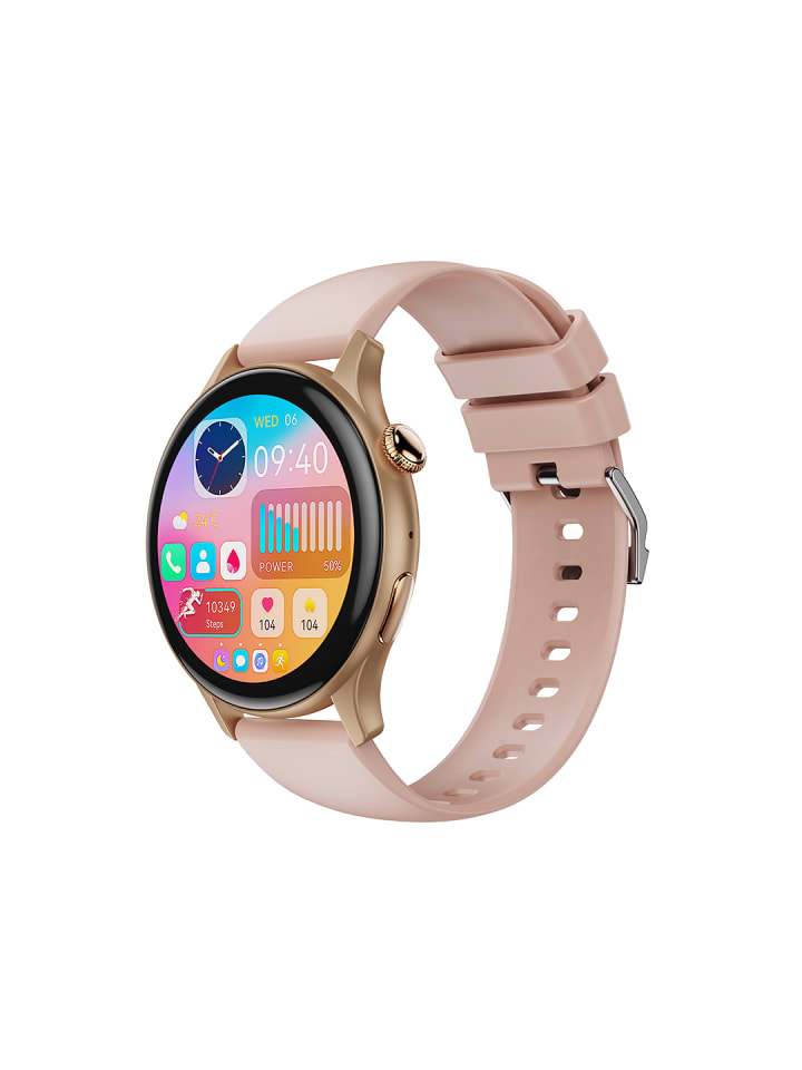 XO Smartwatch J6 Amoled - kompatibel mit Android und IOS in Rosegold günstig kaufen 1