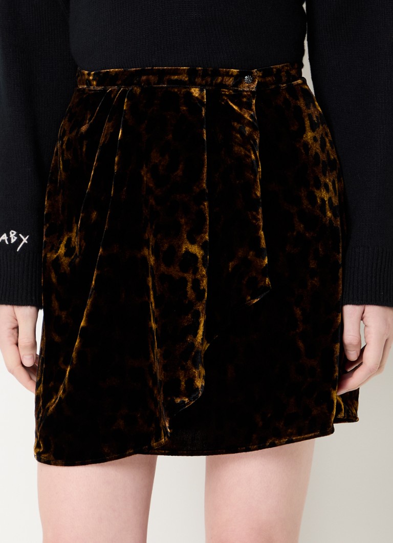 Zadig&Voltaire Jerry miniszoknya leopárdmintával