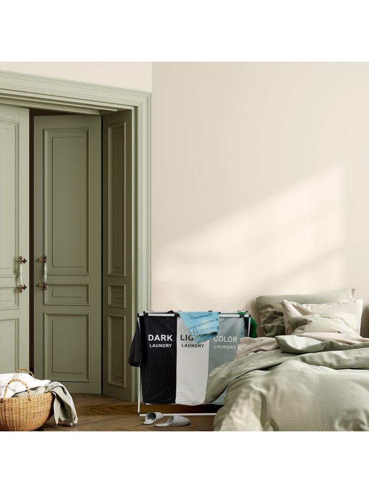 relaxdays Wäschesammler in Mehrfarbig - (B)65 x (H)60 x (T)36,5 cm günstig kaufen onesize