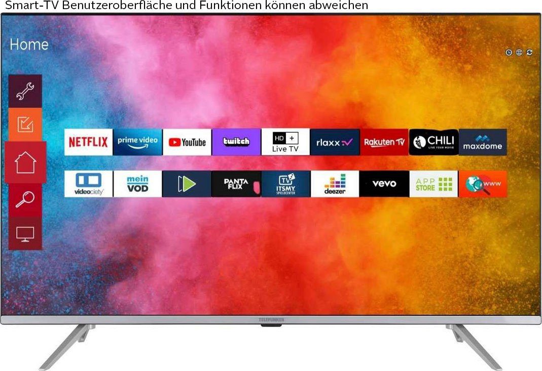 Telefunken D50V850M5CWH LED-Fernseher (126 cm/50 Zoll, 4K Ultra HD, Smart-TV)
