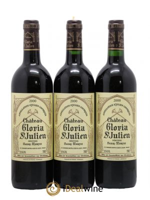 Château Gloria  2000 - Lot de 3 Bouteilles