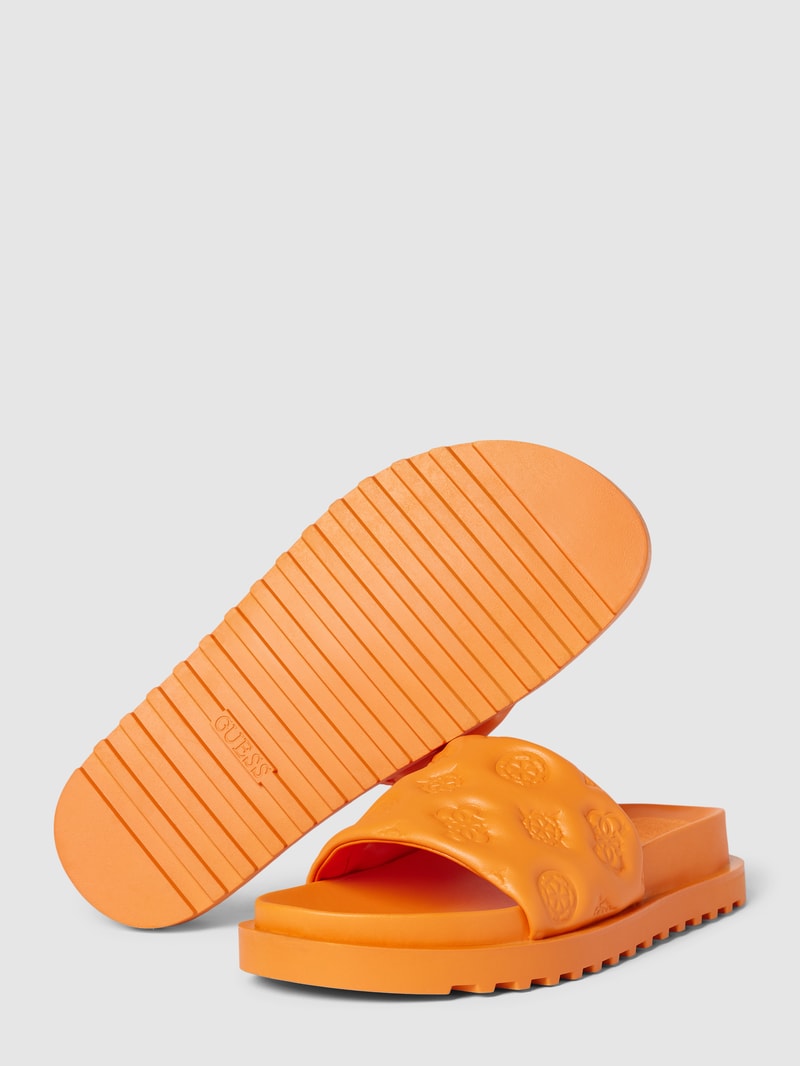 Slides mit Label-Details Modell 'FABETZA' in orange