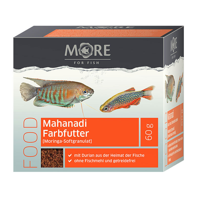 MORE Hauptfutter MORE FOR FISH Mahanadi Farbfutter 60 g