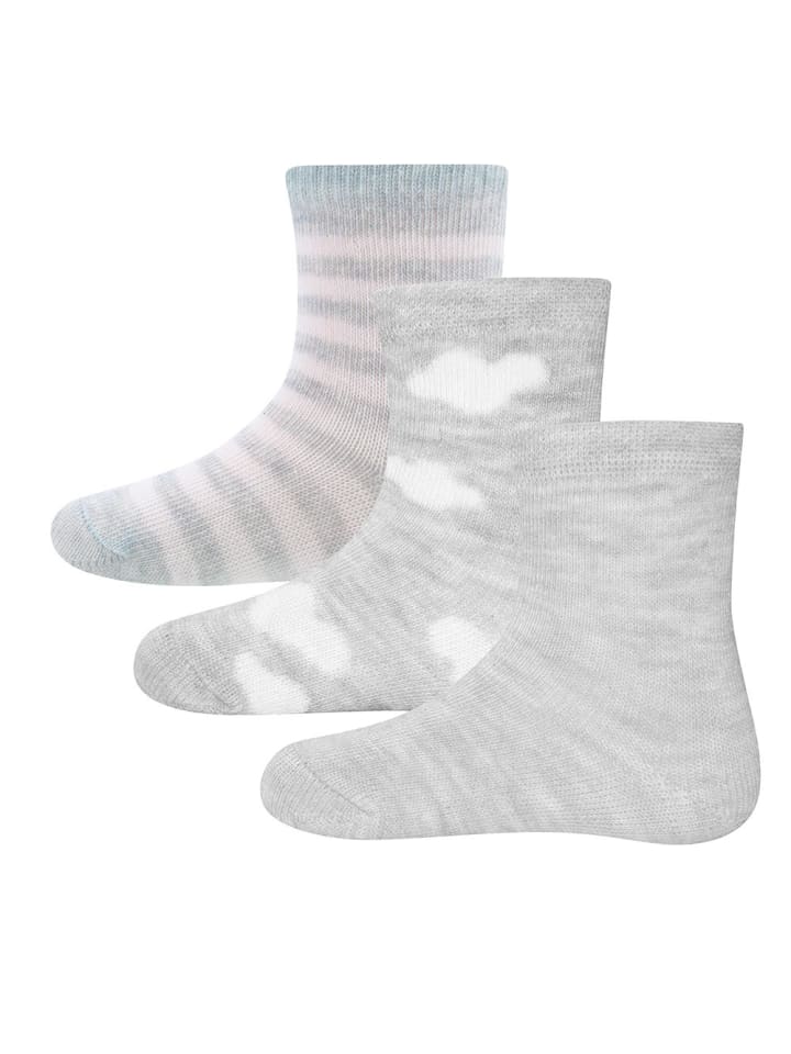 ewers 3er-Set Socken Wolken in grau günstig kaufen