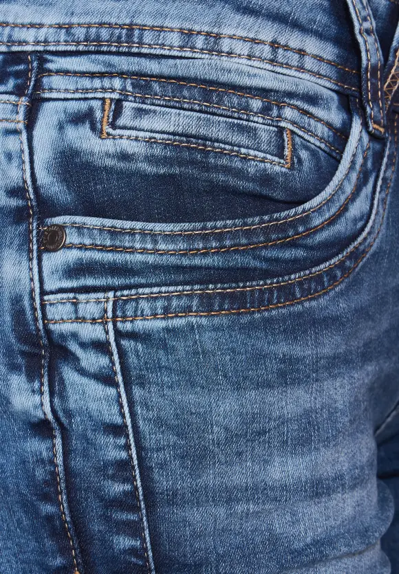 Street One Mittelblaue Casual Fit Jeans