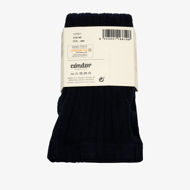 rib strumpfhosen - Blau