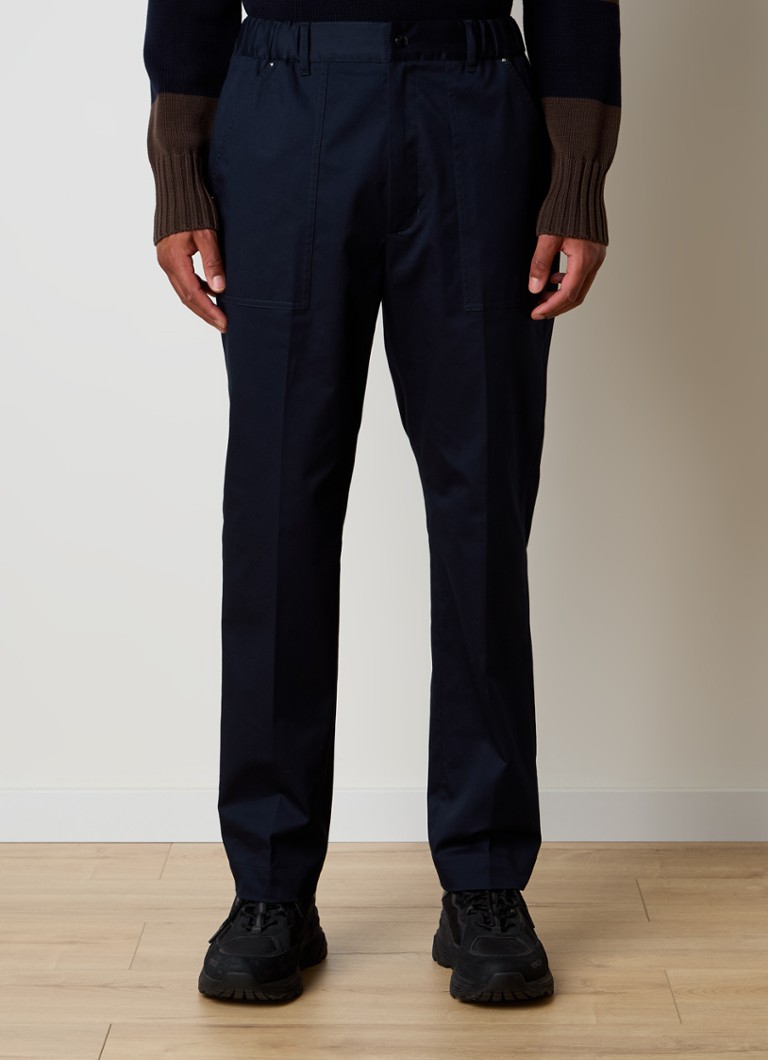 Pantaloni Moncler a gamba dritta con tasche laterali