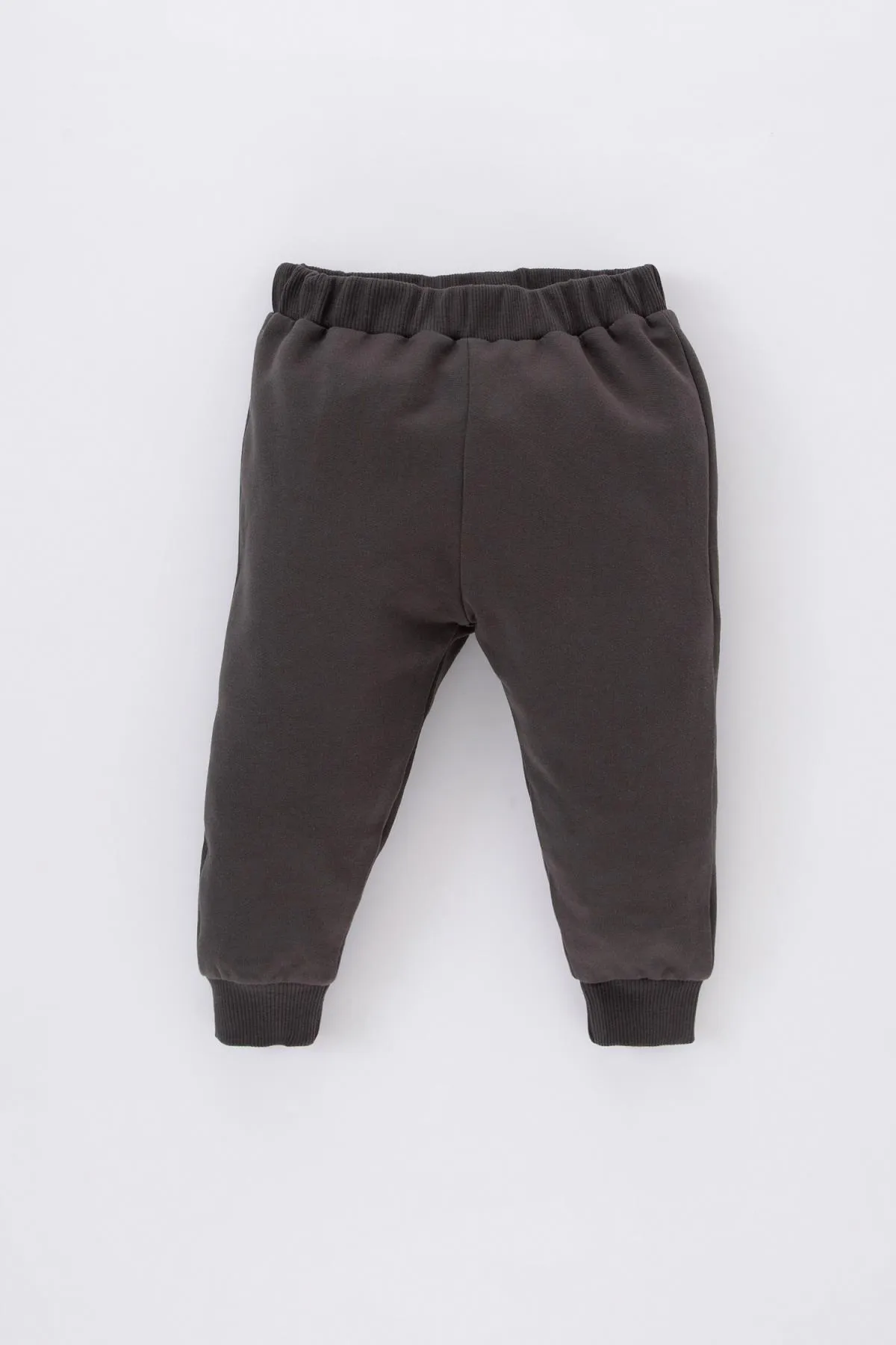 DeFacto  Bedrucktes Baby-Jungen-Sweatshirt-Jogginghose-Set mit hohem Kragen und Reißverschluss, 2-teiliges Set