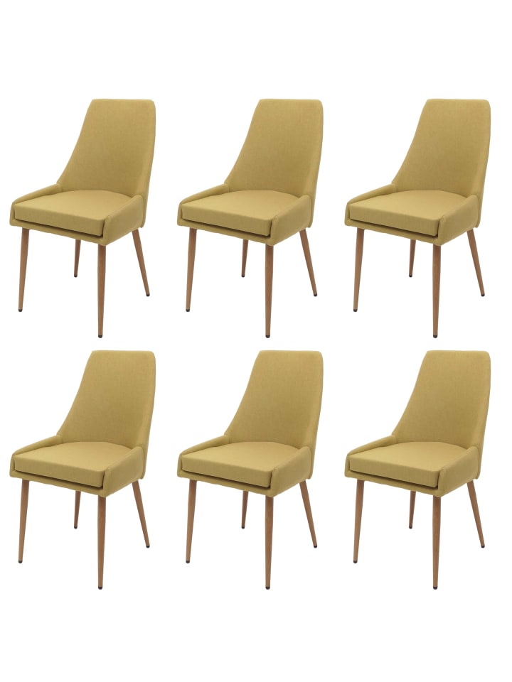 MCW 6er-Set Esszimmerstuhl O27, Grün günstig kaufen onesize