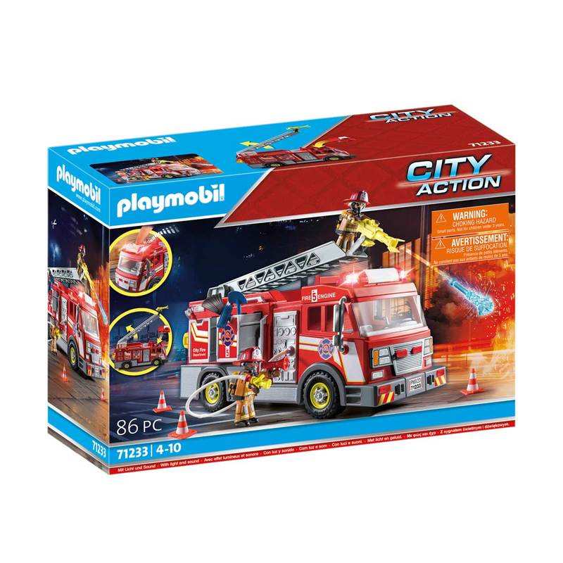 71233 Camion de pompiers avec grande échelle Playmobil City Action