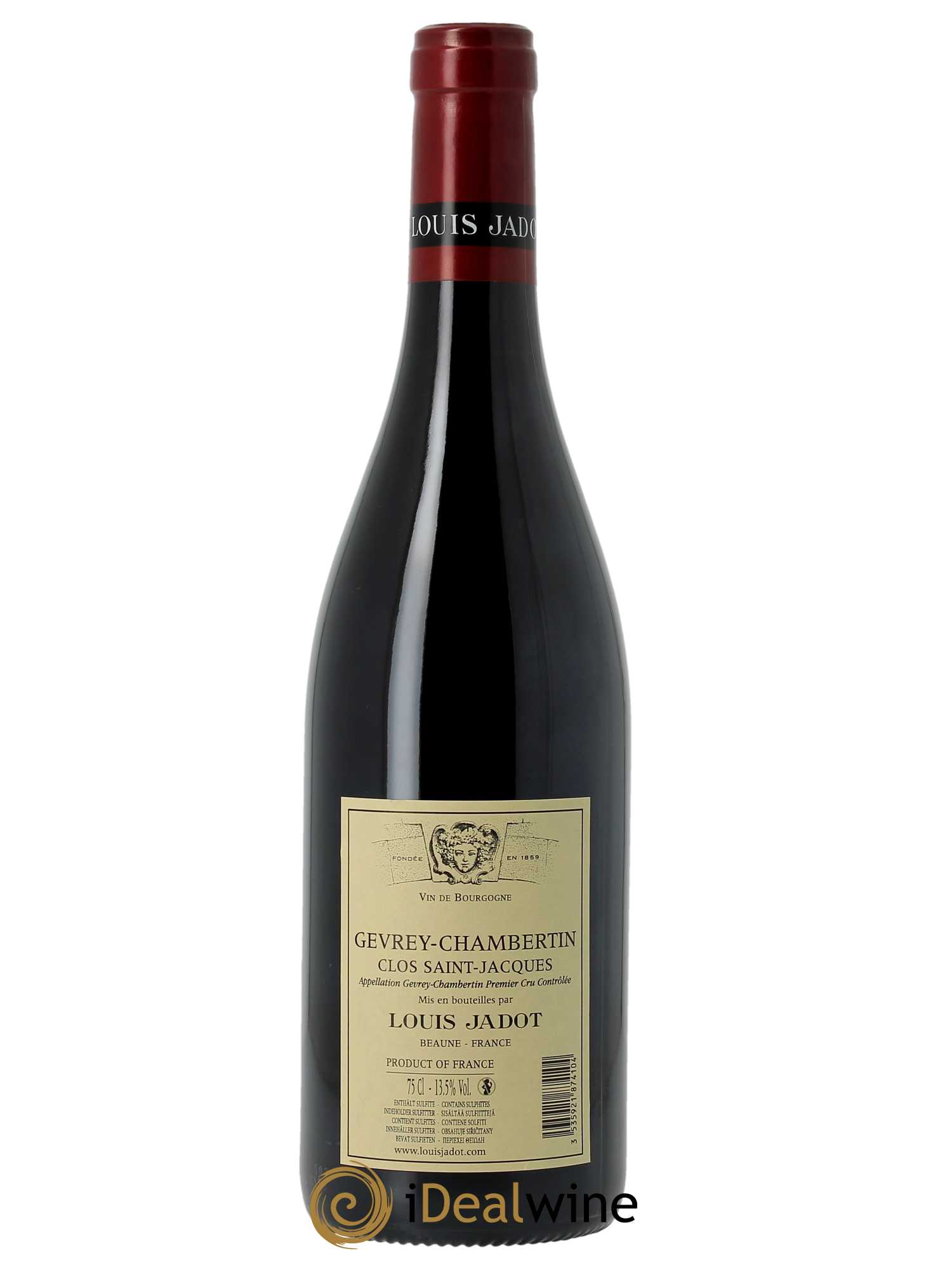 Gevrey-Chambertin 1er Cru Clos Saint Jacques Domaine Louis Jadot  2021 - Lot de 1 Bouteille