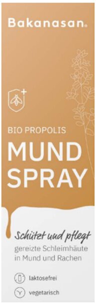 Bakanasan Propolis Mundpflege Aagaard Propolis Mundspray Mundspülung