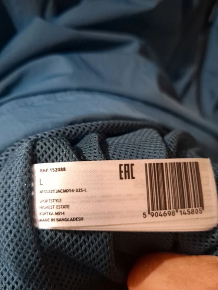 4F Funktionsjacke in Blau günstig kaufen L