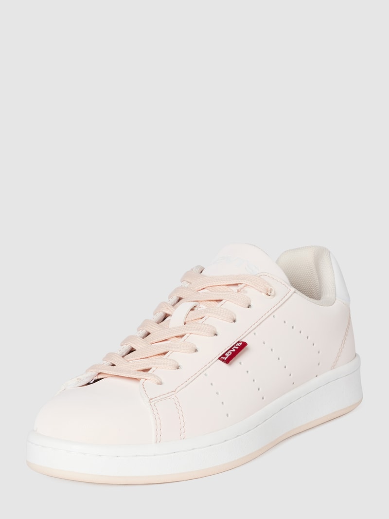 Sneaker mit Label-Prägung Modell 'Avenue' in rosa