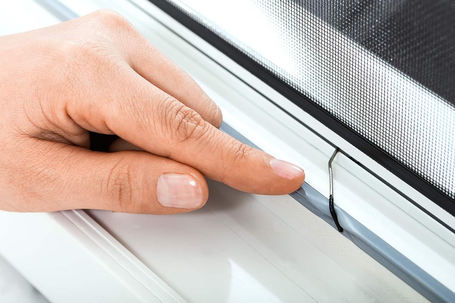 empasa Insektenschutz-Fensterrahmen BASIC, Fliegengitterfenster Insektenschutz Fenster BASIC Alu