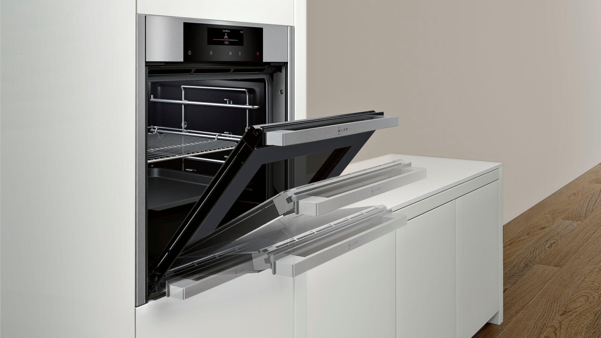 NEFF Pyrolyse Backofen N 90 B56CT64N0, mit Vollauszug, Pyrolyse-Selbstreinigung, mit Slide&Hide®