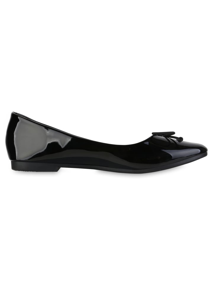 VAN HILL Klassische Ballerinas Adelaide in Schwarz Lack günstig kaufen