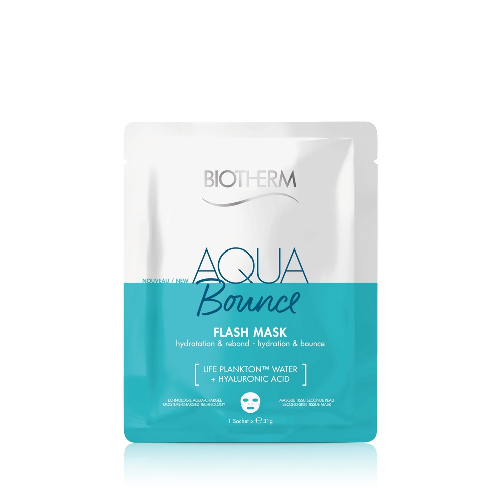 Biotherm Aqua Flash Mask Masque Tissu Rebond et Hydratation