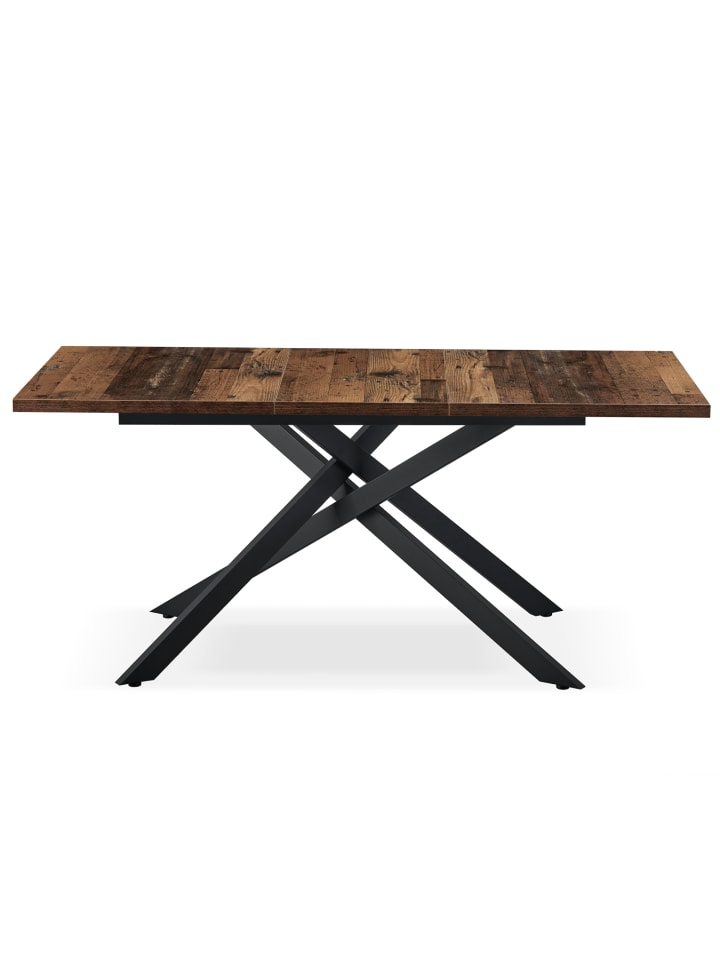 B&D Home Ausziehstisch LARS in Texas-Eiche - (B)120-160 x (H)76 x (T)80 cm günstig kaufen onesize