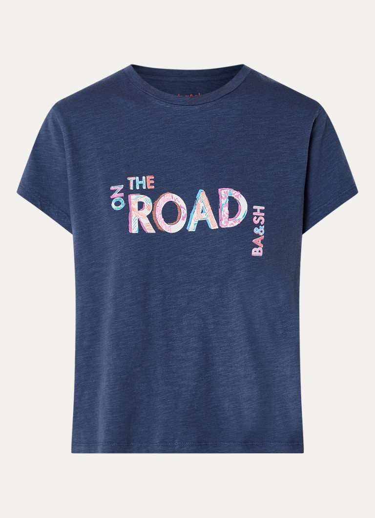 ba&sh Mita T-shirt with print and round neck