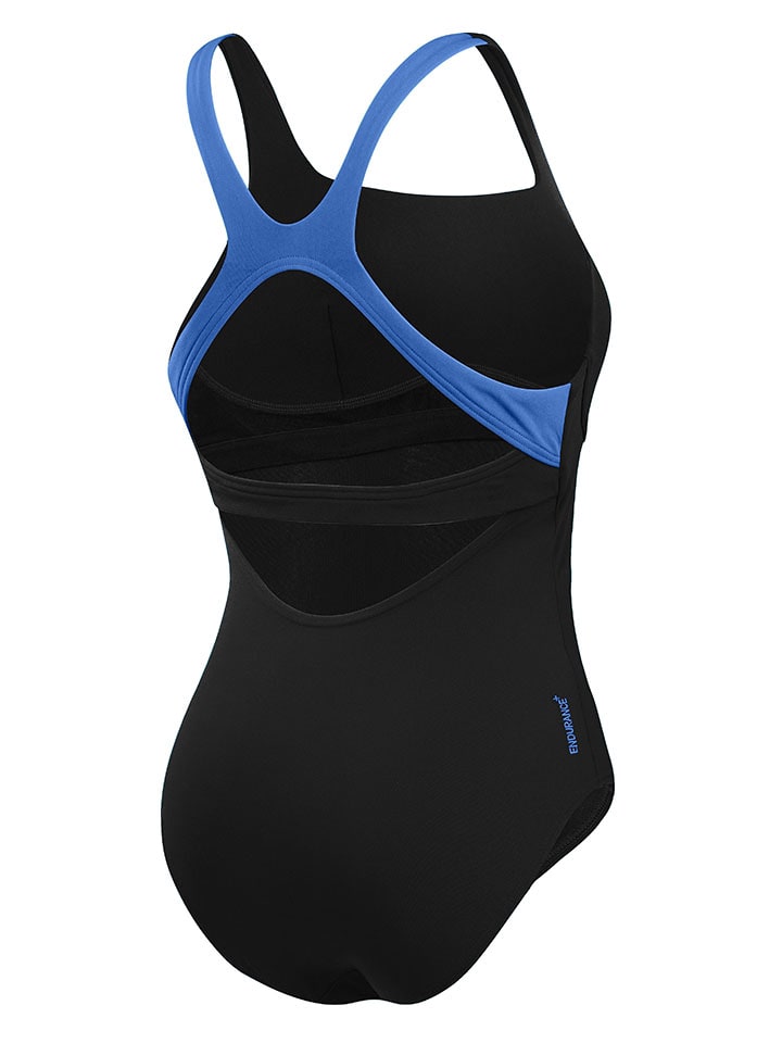 Speedo Badeanzug in Blau/ Schwarz günstig kaufen