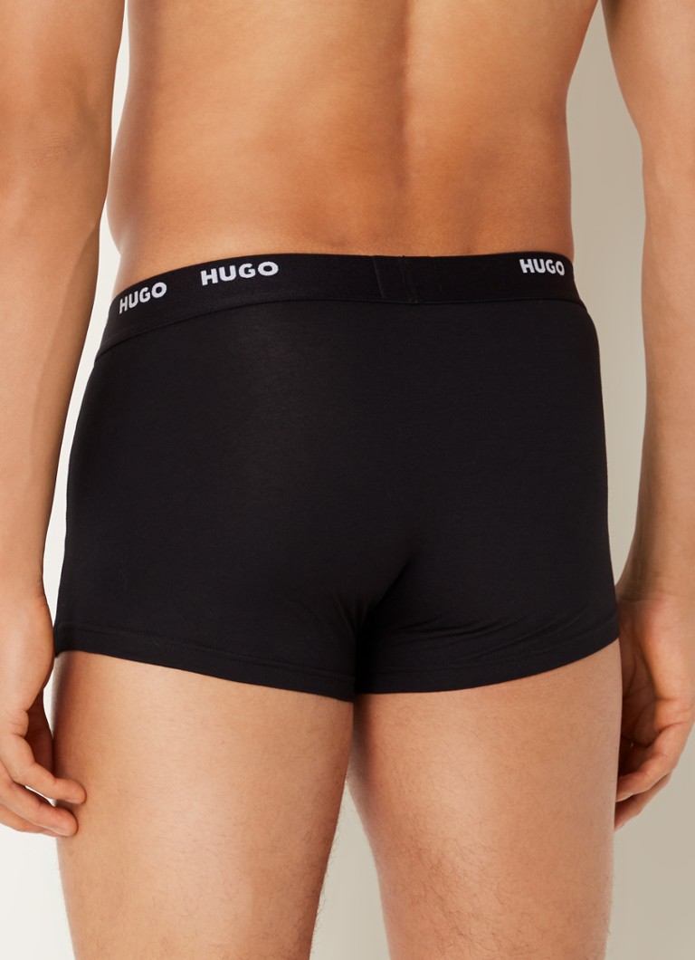 Lot de 5 boxers HUGO BOSS avec ceinture logotée