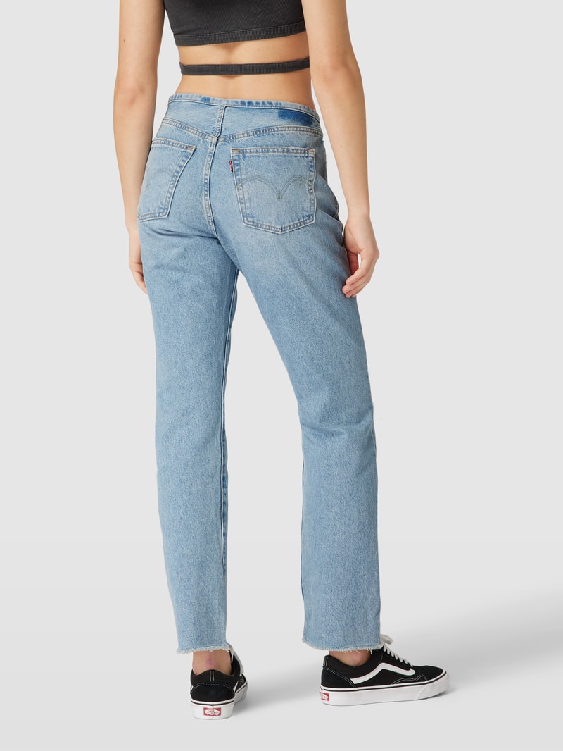 Jeans im Destroyed-Look Modell 'MINI' in hellblau