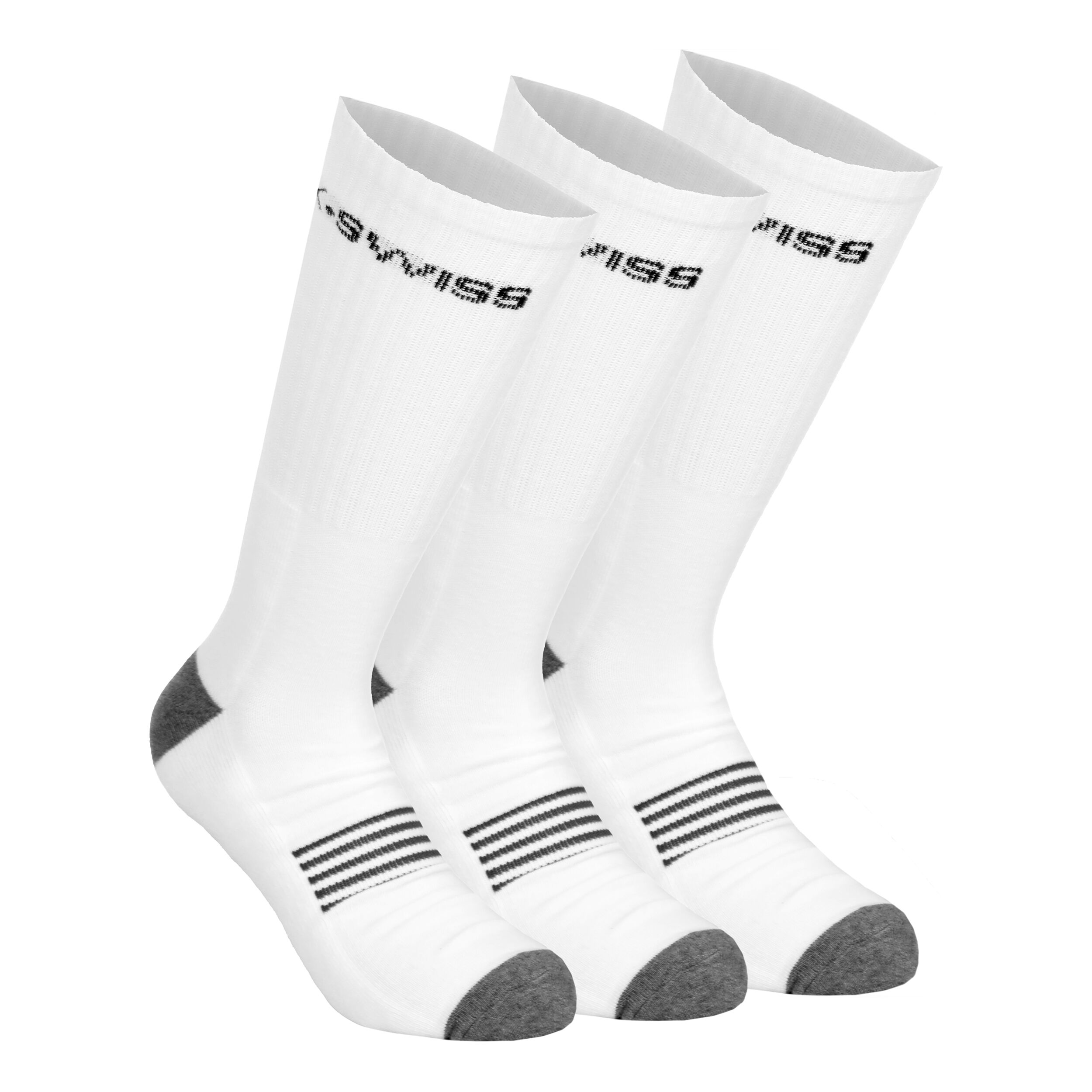 Tennissocken 3er Pack - Weiß, Schwarz